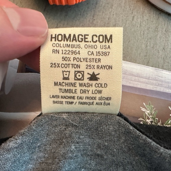 HOMAGE Color Block Baseball Tee - Picture 4 of 5